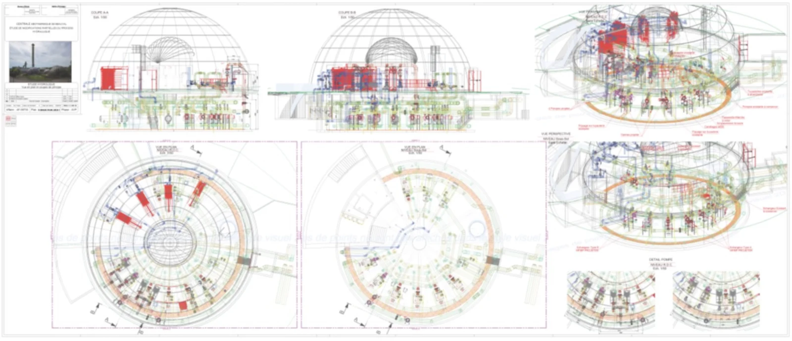Plan 2D dimensionnement